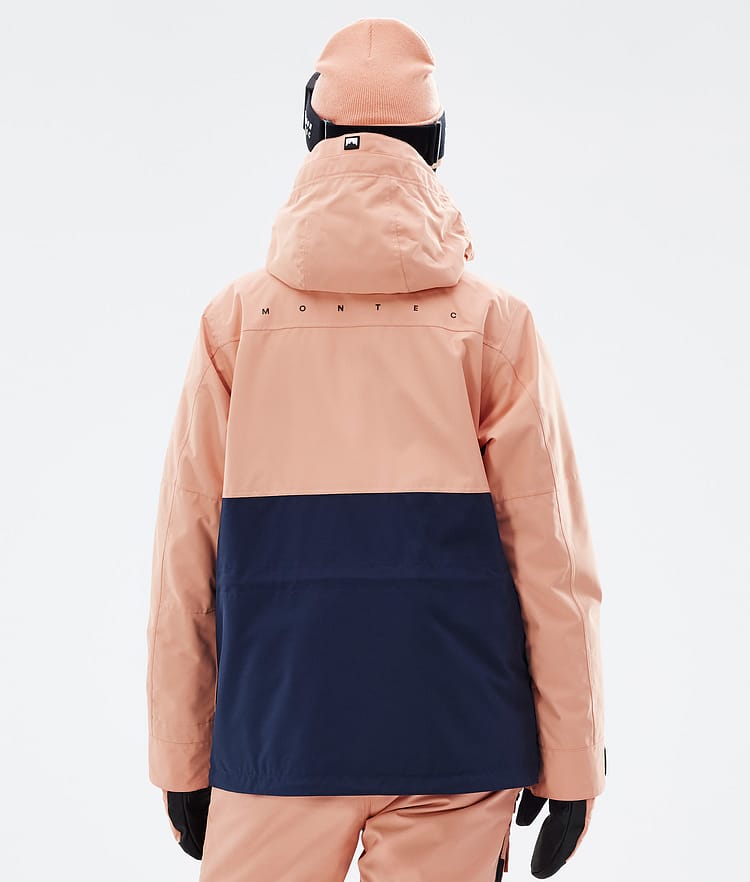 Montec Doom W Lumilautailutakki Naiset Faded Peach/Black/Dark Blue