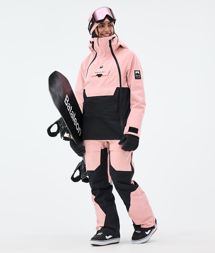 Montec Doom W Lumilautailutakki Naiset Soft Pink/Black, Kuva 3 / 11
