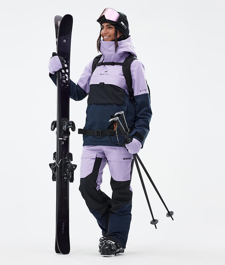 Montec Dune W Laskettelutakki Naiset Faded Violet/Black/Dark Blue, Kuva 2 / 8