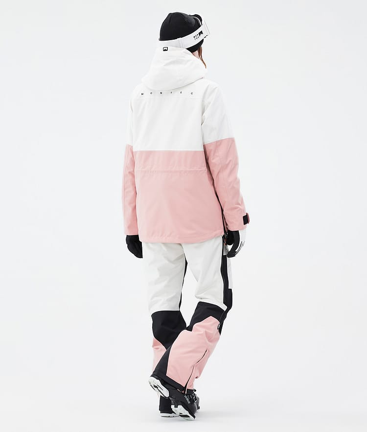 Montec Dune W Laskettelutakki Naiset Old White/Black/Soft Pink