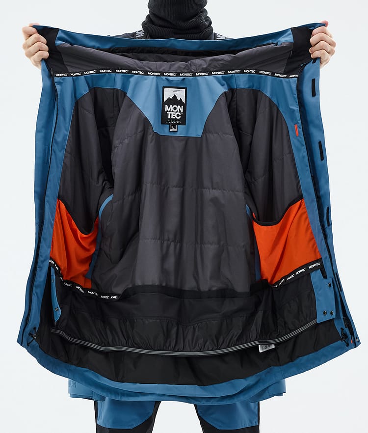 Montec Fawk Lumilautailutakki Miehet Blue Steel, Kuva 11 / 11