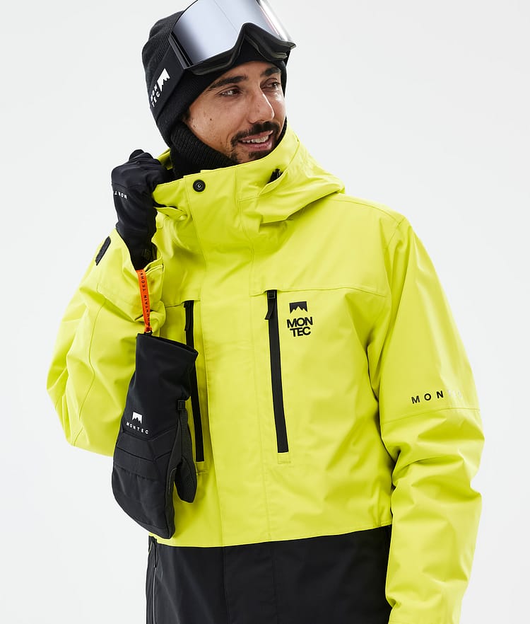 Montec Fawk Laskettelutakki Miehet Bright Yellow/Black, Kuva 2 / 10