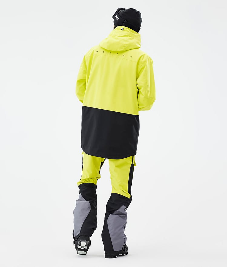 Montec Fawk Laskettelutakki Miehet Bright Yellow/Black, Kuva 5 / 10