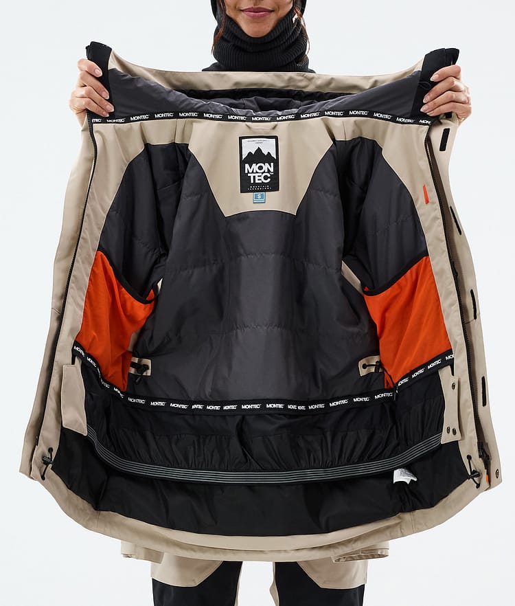 Montec Fawk W Lumilautailutakki Naiset Sand Renewed, Kuva 10 / 10