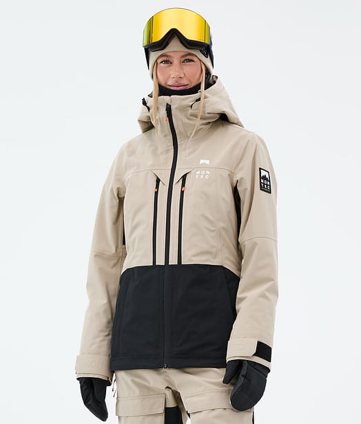 Montec Moss W Laskettelutakki Naiset Sand/Black