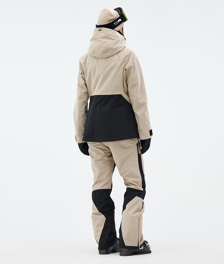 Montec Moss W Laskettelutakki Naiset Sand/Black, Kuva 5 / 10