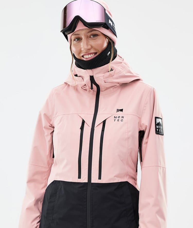 Montec Moss W Lumilautailutakki Naiset Soft Pink/Black