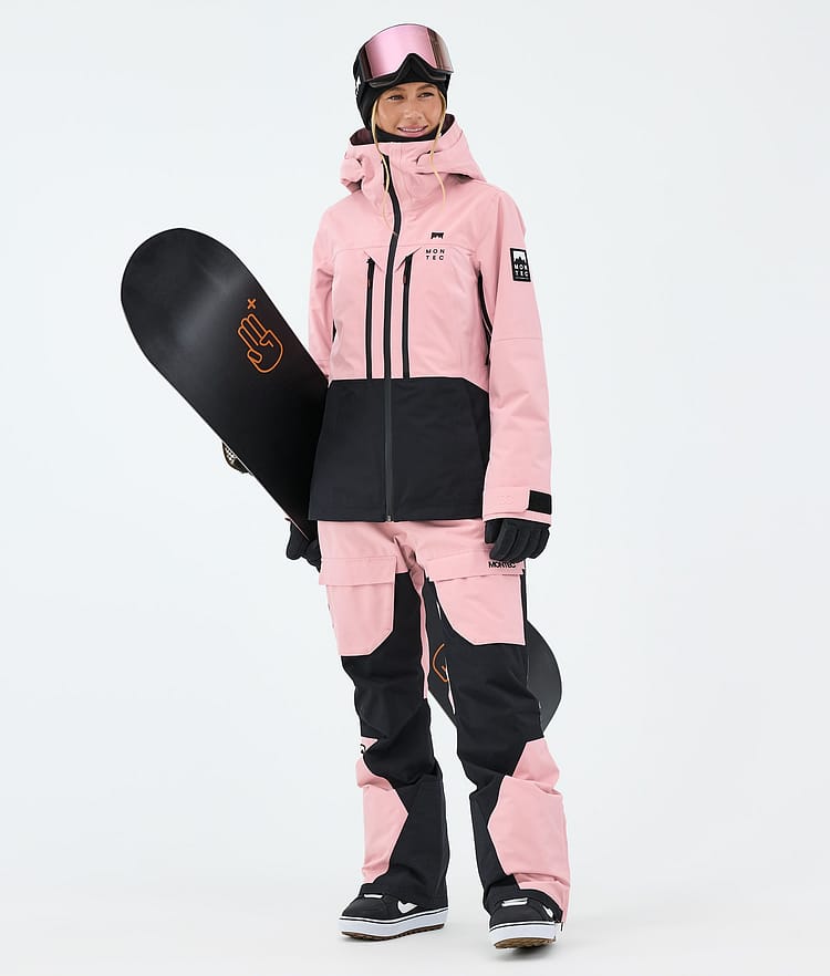 Montec Moss W Lumilautailutakki Naiset Soft Pink/Black, Image 2 of 9
