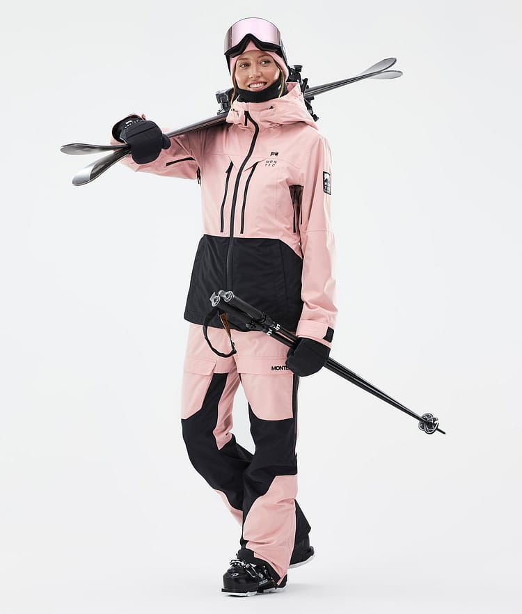 Montec Moss W Laskettelutakki Naiset Soft Pink/Black, Kuva 3 / 10