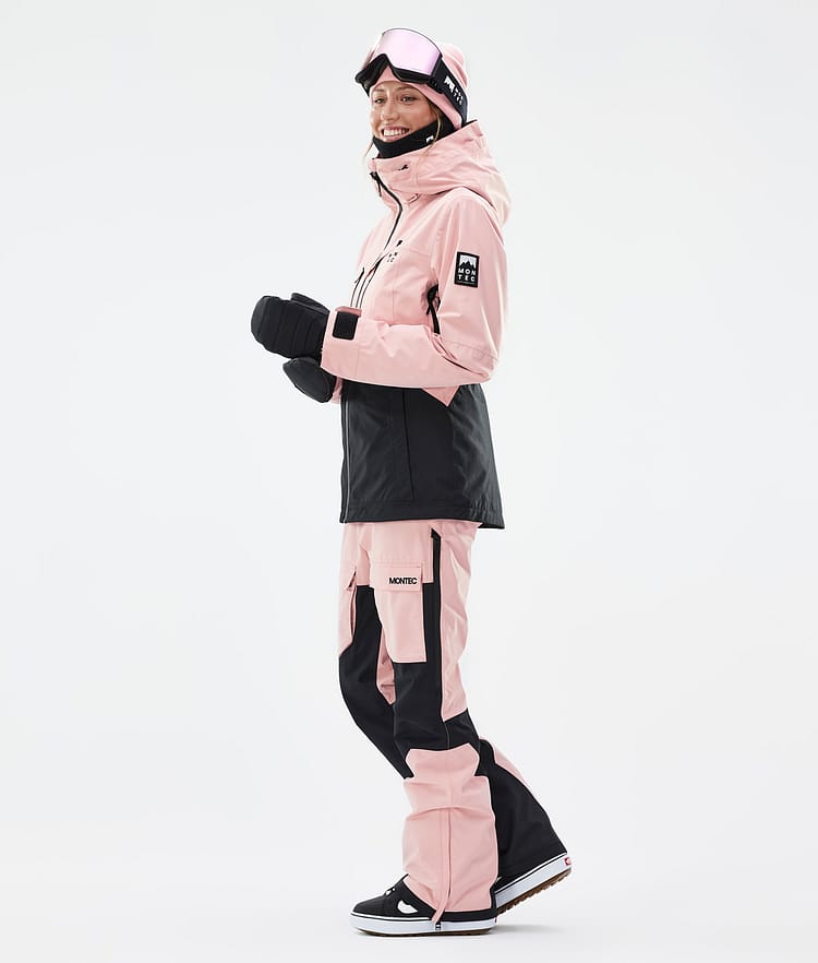 Montec Moss W Lumilautailutakki Naiset Soft Pink/Black, Kuva 4 / 10