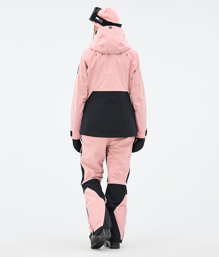 Montec Moss W Laskettelutakki Naiset Soft Pink/Black, Kuva 5 / 10