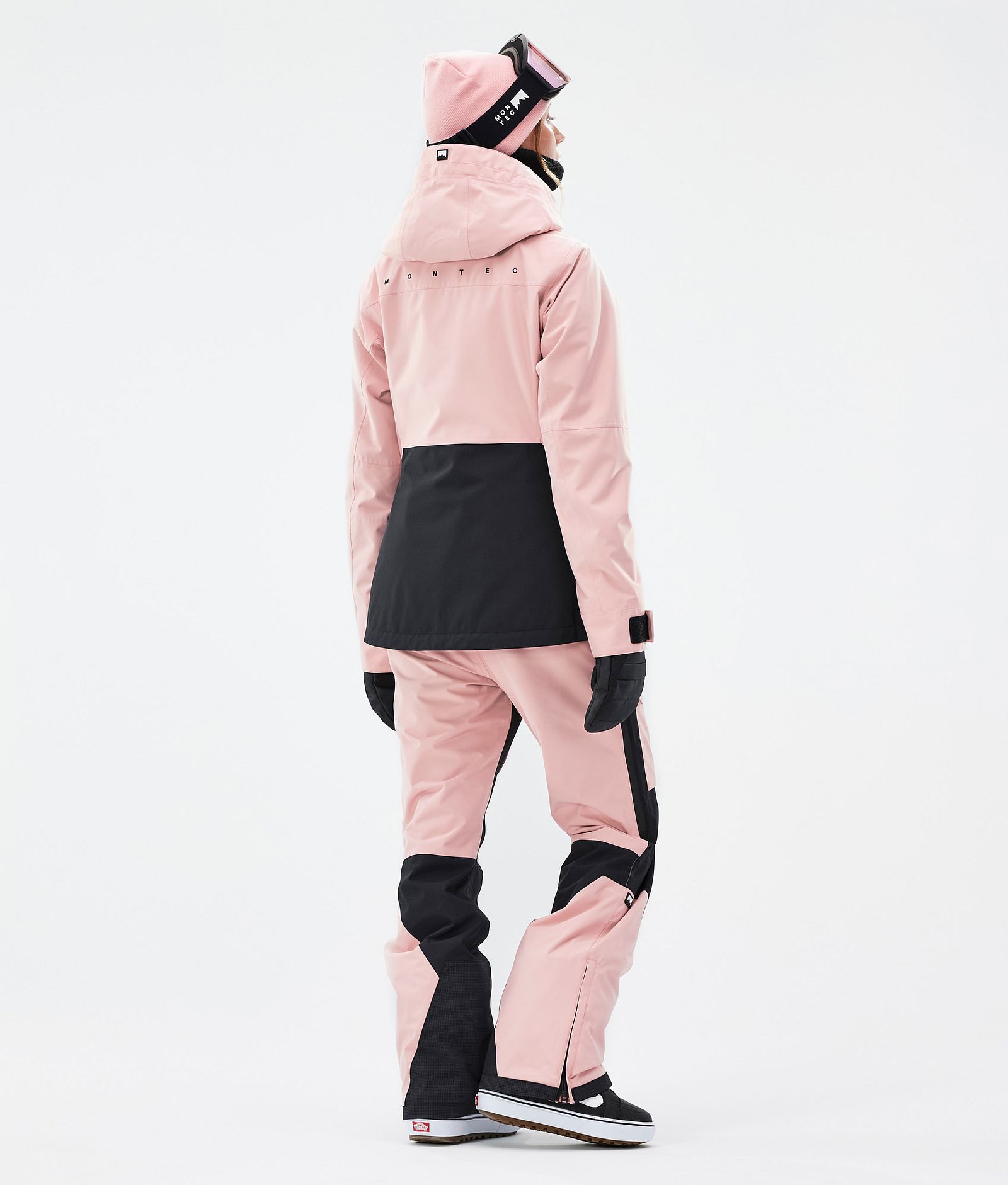 Montec Moss W Lumilautailutakki Naiset Soft Pink/Black, Kuva 5 / 10