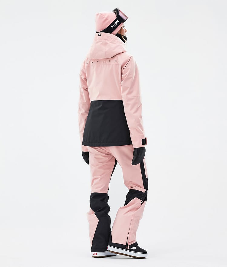 Montec Moss W Lumilautailutakki Naiset Soft Pink/Black, Kuva 5 / 10