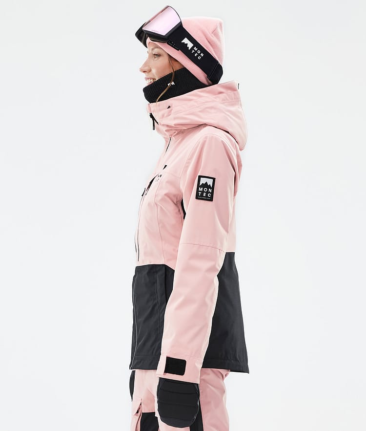 Montec Moss W Lumilautailutakki Naiset Soft Pink/Black