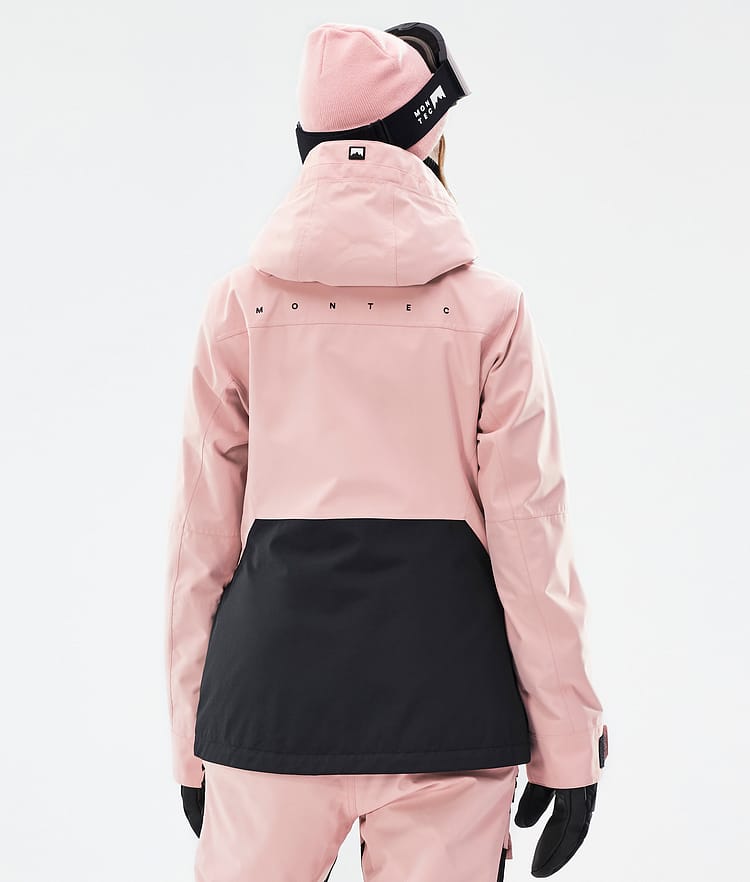 Montec Moss W Lumilautailutakki Naiset Soft Pink/Black, Kuva 7 / 10