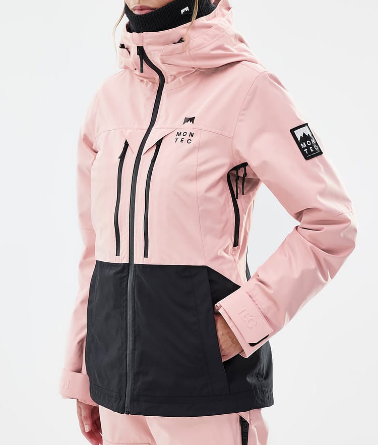 Montec Moss W Lumilautailutakki Naiset Soft Pink/Black, Kuva 8 / 10