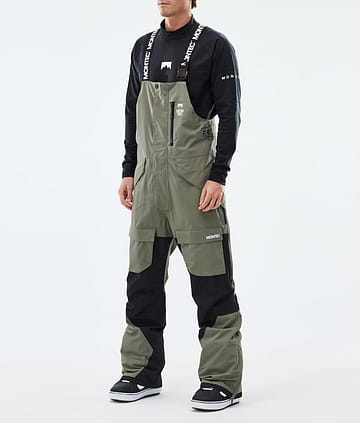 Montec Fawk Lumilautailuhousut Greenish/Black