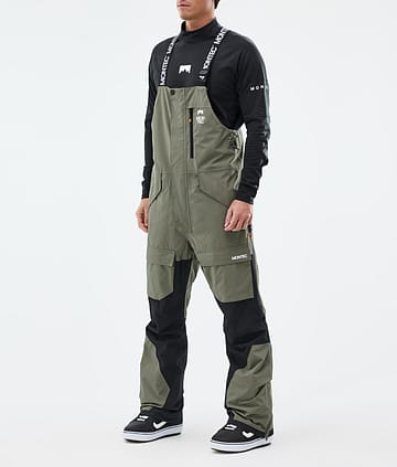 Montec Fawk Lumilautailuhousut Miehet Greenish/Black
