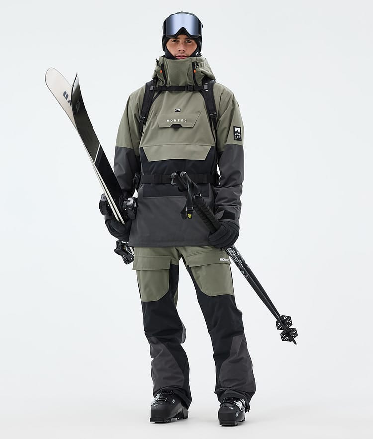 Montec Fawk Lasketteluhousut Miehet Greenish/Black/Phantom, Kuva 2 / 7