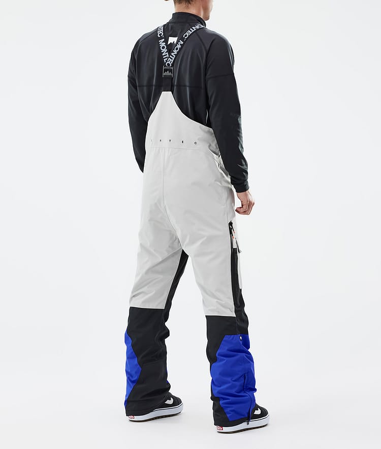Montec Fawk Lumilautailuhousut Miehet Light Grey/Black/Cobalt Blue, Kuva 4 / 7