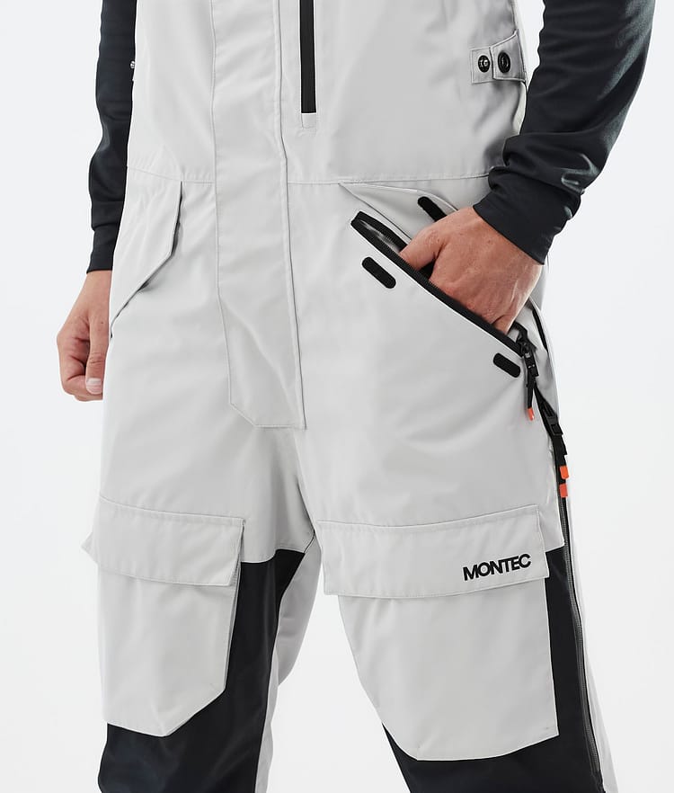 Montec Fawk Lumilautailuhousut Miehet Light Grey/Black/Cobalt Blue, Kuva 5 / 7