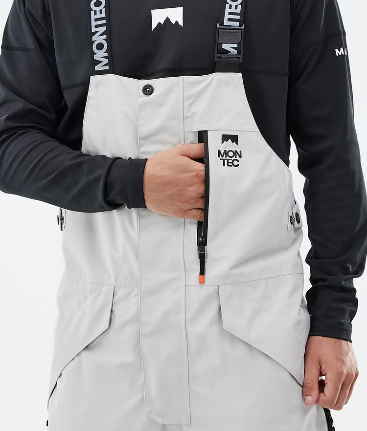 Montec Fawk Lumilautailuhousut Miehet Light Grey/Black/Cobalt Blue, Kuva 6 / 7