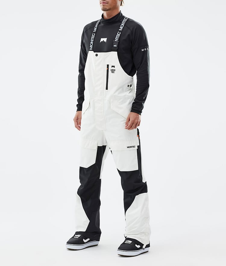 Montec Fawk Lumilautailuhousut Miehet Old White/Black, Kuva 1 / 7