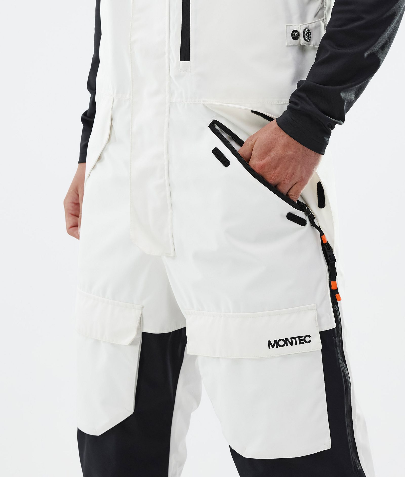 Montec Fawk Lumilautailuhousut Miehet Old White/Black, Kuva 5 / 7