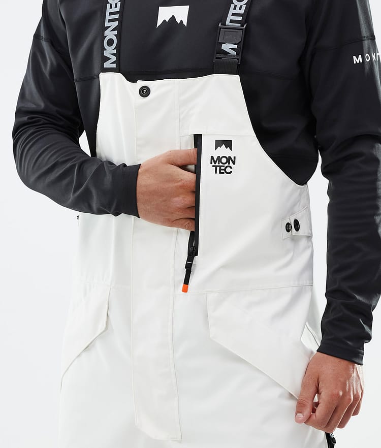 Montec Fawk Lumilautailuhousut Miehet Old White/Black, Kuva 6 / 7