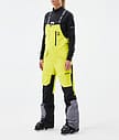 Montec Fawk W Lasketteluhousut Naiset Bright Yellow/Black/Light Pearl