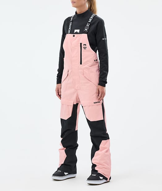 Montec Fawk W Lumilautailuhousut Naiset Soft Pink/ Black