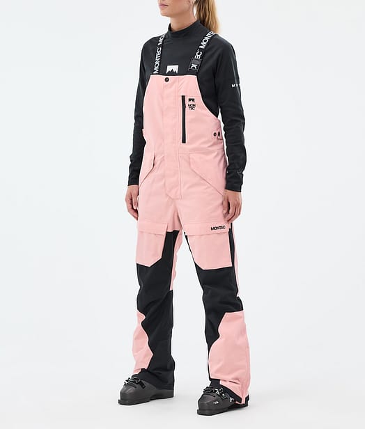 Montec Fawk W Lasketteluhousut Naiset Soft Pink/ Black