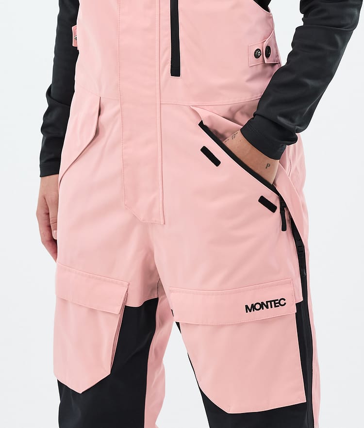 Montec Fawk W Lasketteluhousut Naiset Soft Pink/ Black, Kuva 5 / 7