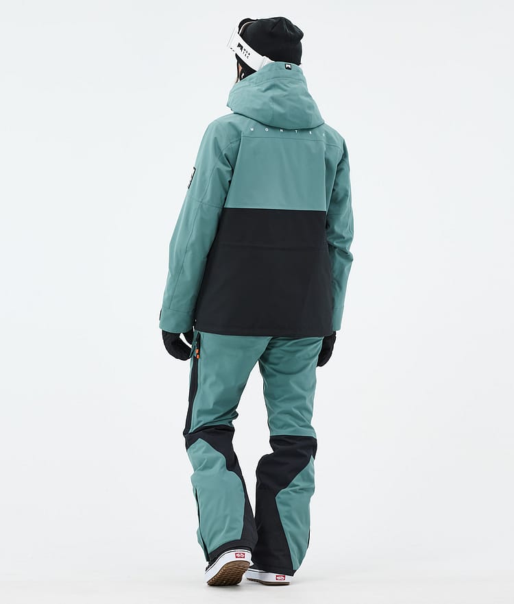 Montec Doom W Lumilautailutakki Naiset Atlantic/Black, Kuva 4 / 10