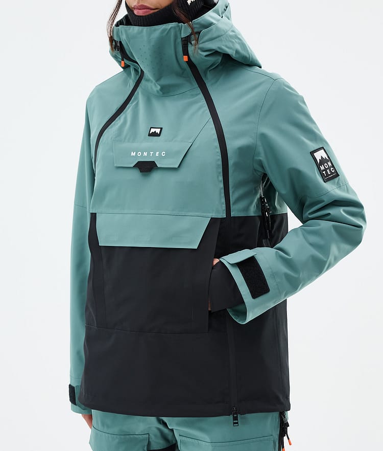 Montec Doom W Lumilautailutakki Naiset Atlantic/Black, Kuva 7 / 10