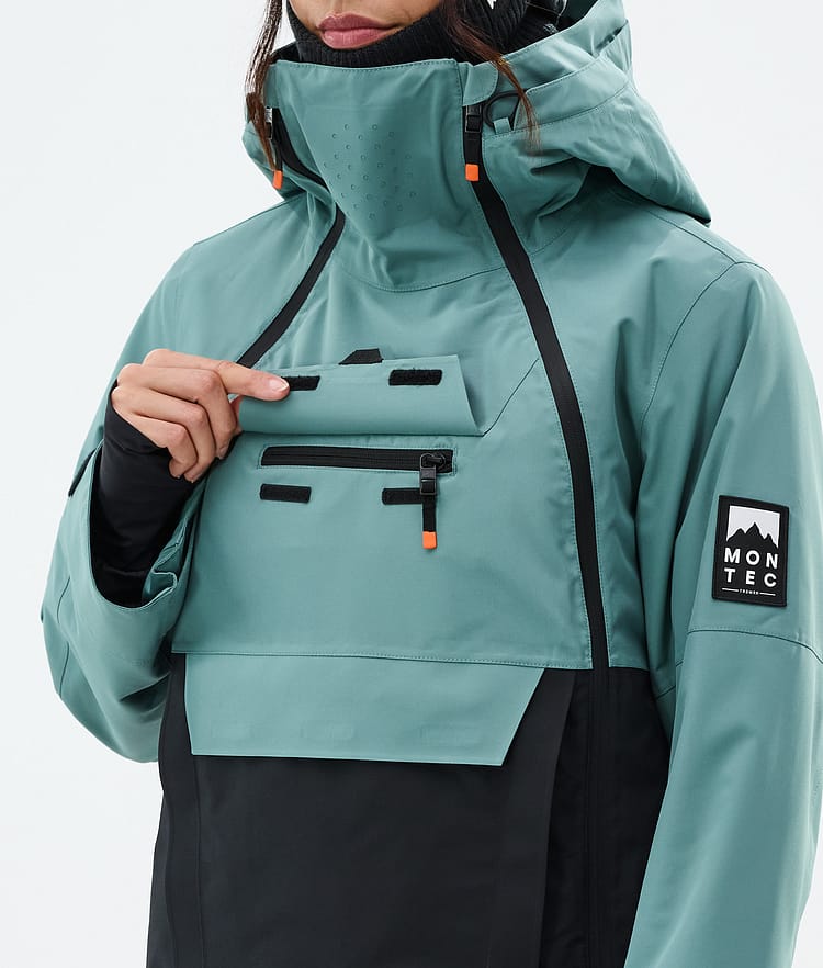 Montec Doom W Lumilautailutakki Naiset Atlantic/Black, Kuva 9 / 10