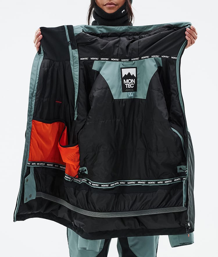 Montec Doom W Lumilautailutakki Naiset Atlantic/Black, Kuva 10 / 10