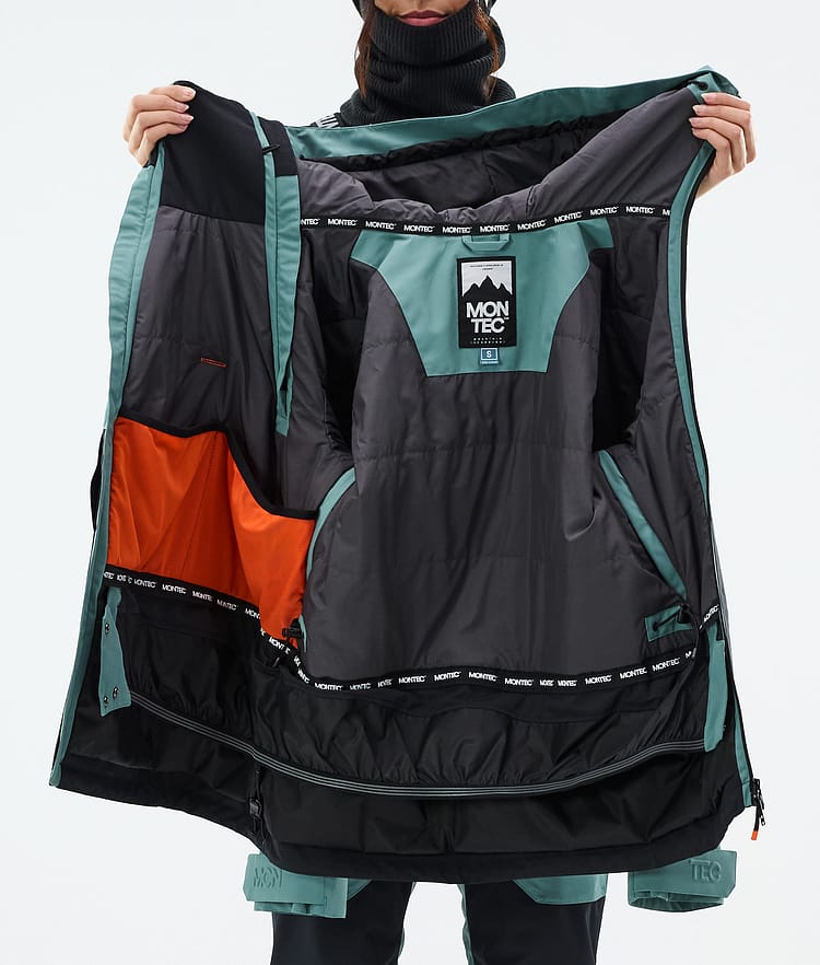 Montec Doom W Lumilautailutakki Naiset Atlantic/Black, Kuva 10 / 10