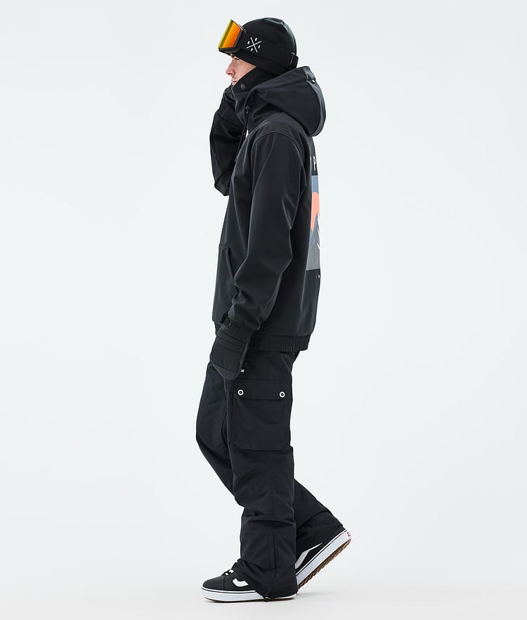 Dope Yeti Lumilautailutakki Miehet Aphex Black Renewed, Kuva 5 / 8