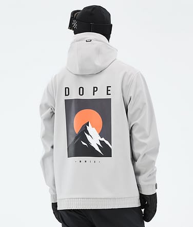 Dope Yeti Lumilautailutakki Miehet Aphex Light Grey