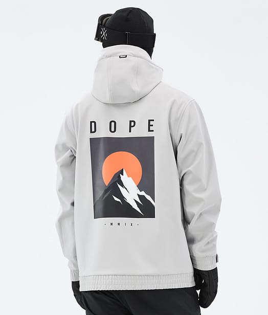 Dope Yeti Lumilautailutakki Miehet Aphex Light Grey