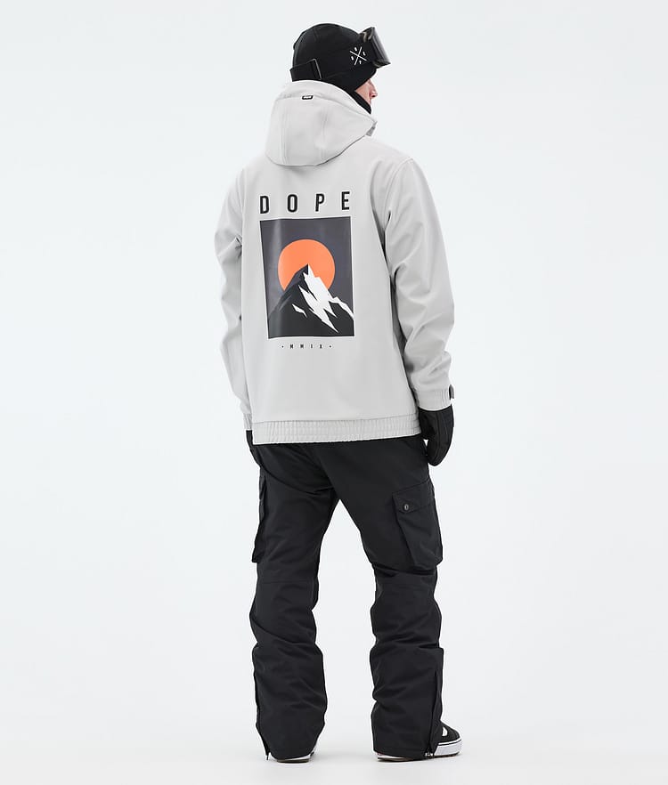 Dope Yeti Lumilautailutakki Miehet Aphex Light Grey, Kuva 4 / 8