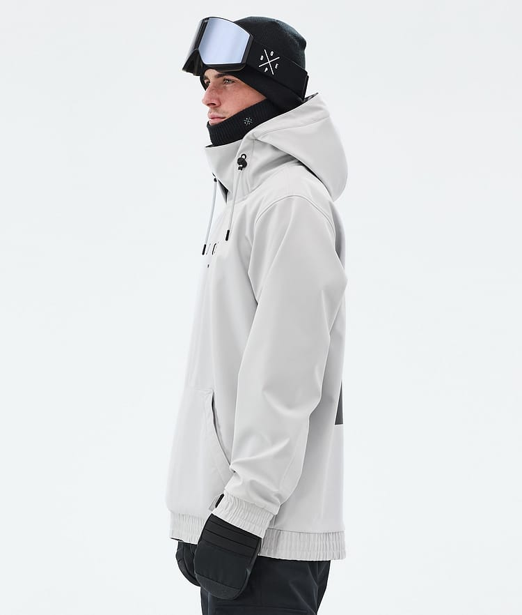 Dope Yeti Lumilautailutakki Miehet Aphex Light Grey, Kuva 7 / 8