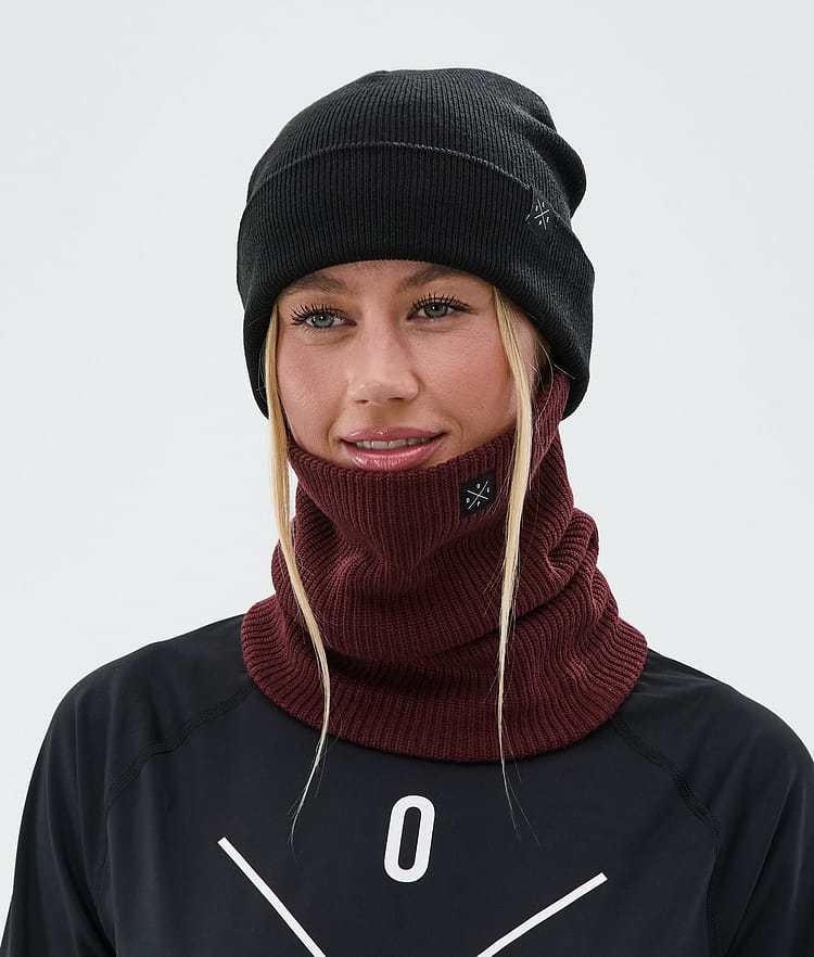 Dope 2X-Up Knitted Tuubihuivi Burgundy, Kuva 3 / 3