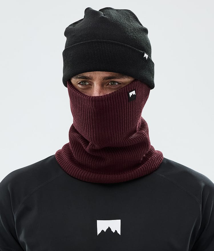 Montec Classic Knitted Tuubihuivi Burgundy, Kuva 2 / 3