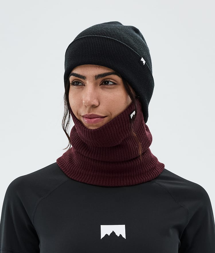 Montec Classic Knitted Tuubihuivi Burgundy, Kuva 3 / 3