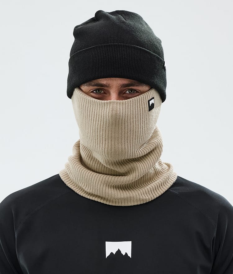 Montec Classic Knitted Tuubihuivi Sand, Kuva 2 / 3