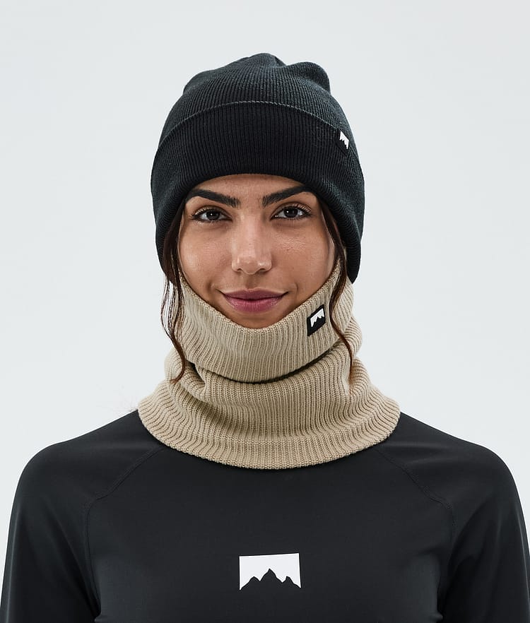 Montec Classic Knitted Tuubihuivi Sand, Kuva 3 / 3