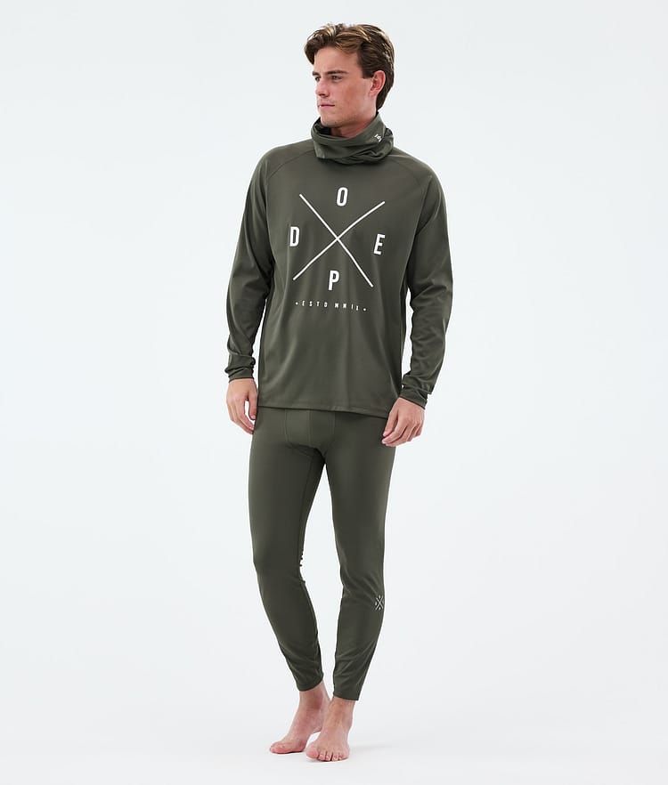 Dope Snuggle Kerrastohousut Miehet 2X-Up Olive Green, Kuva 3 / 7