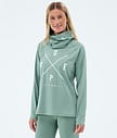 Dope Snuggle W Kerrastopaita Naiset 2X-Up Faded Green